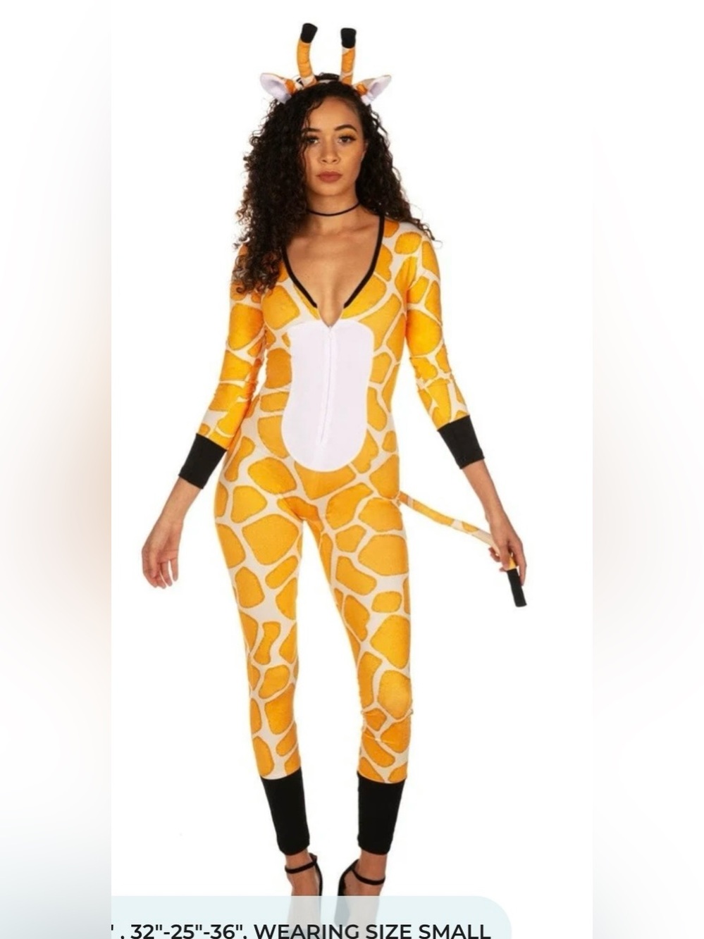 Tipsy Elves Giraffe Onsie Costume NWT Sz M Ret $59.95 Halloween Ready